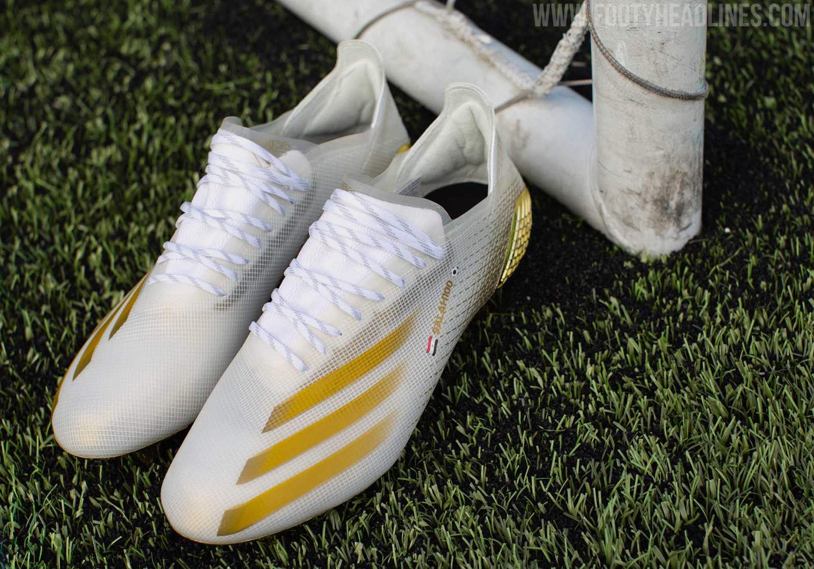 White and 2025 gold adidas boots